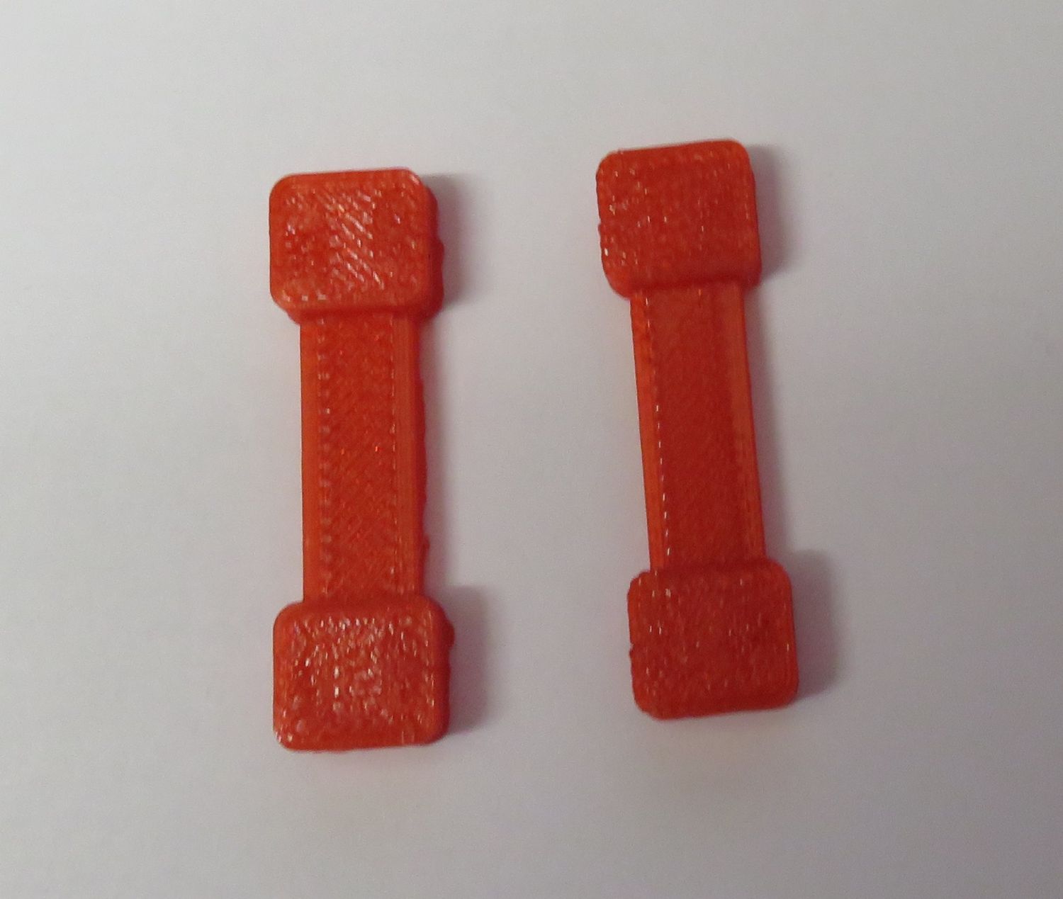 N Scale Track Spacers for Peco Setrack - pack of 2